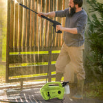 1600w Power Washer 130 Bar Pressure Washer 6m Hose, Nozzle, Green