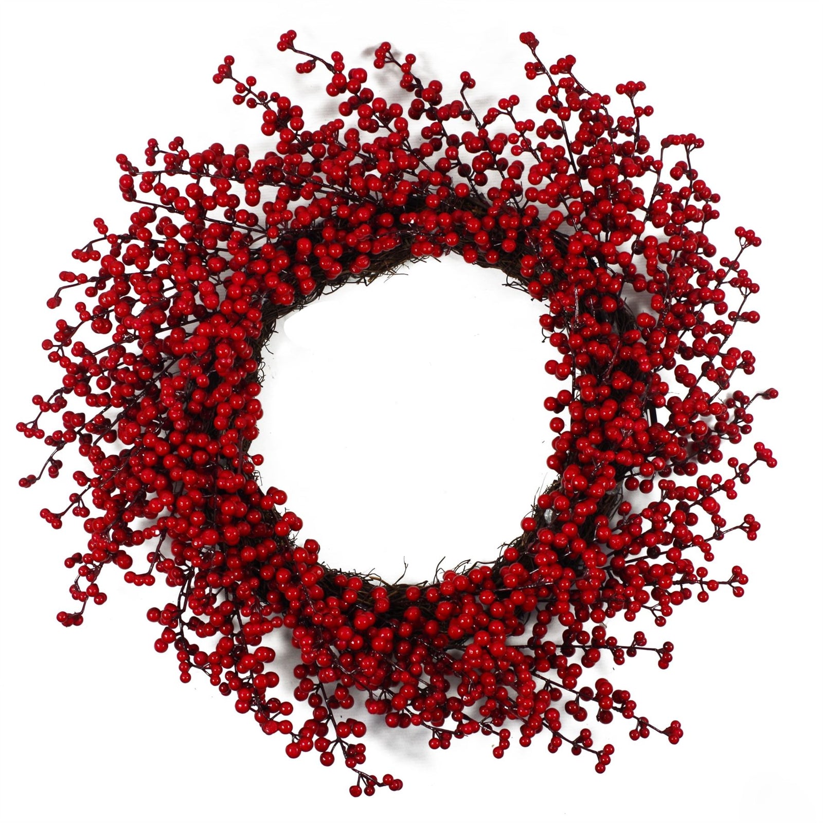 60cm (24 Inches) Large Luxury Christmas Red Berry Floristry Wreath