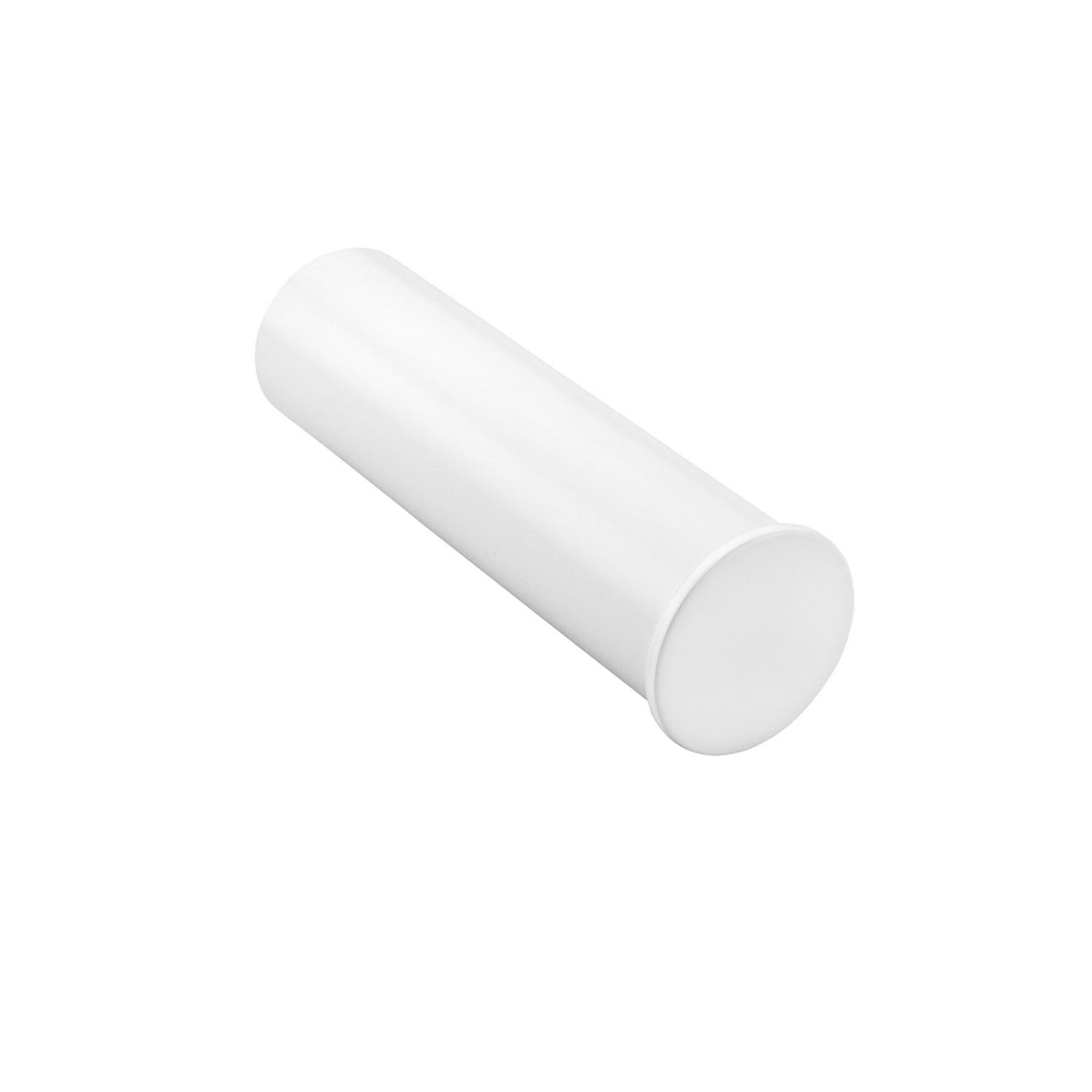 Toilet Roll Holder, White Matt, Wall-mounted, 12,5 Cm. Collection Bwc