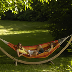 Barbados Papaya Double Cotton Traditional Garden Hammock With Bag