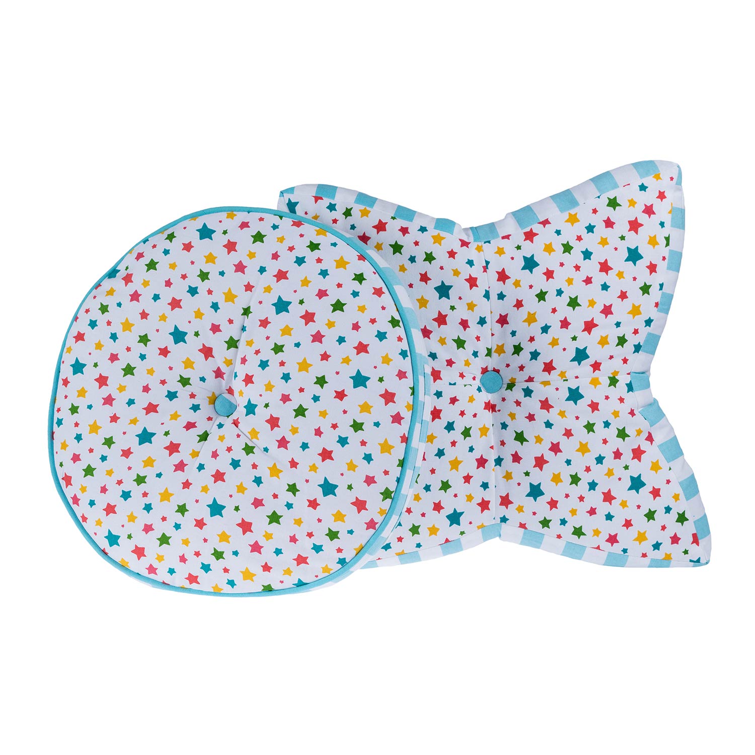 Star Floor Cushion | Multi Colour
