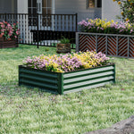 Rectangular Galvanized Steel Raised Garden Bed | Small