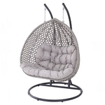 Oakley Double Swing Egg Pod Chair | Light Grey