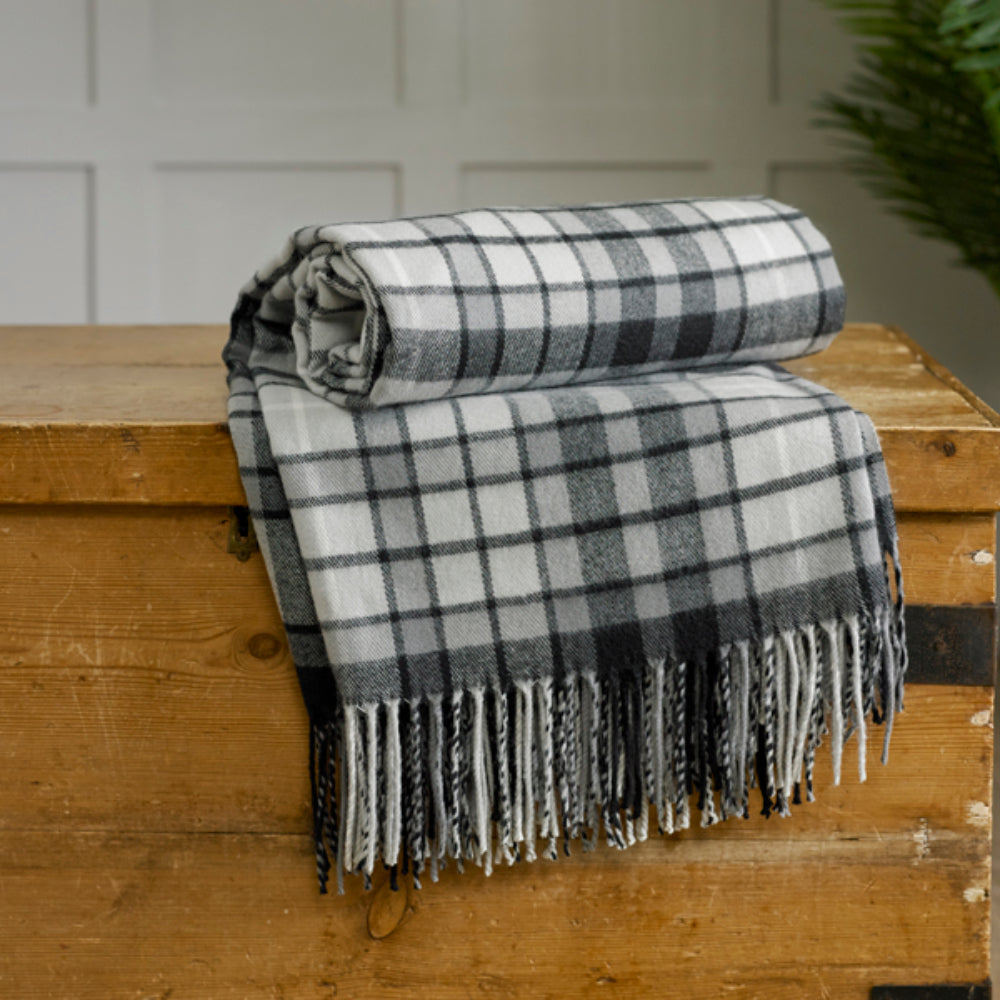 Buchanan Faux Cashmere Throw | Gray