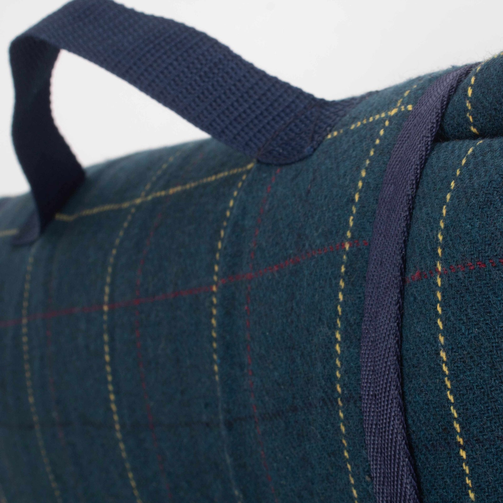 Luxury Blue Tweed Picnic Blanket