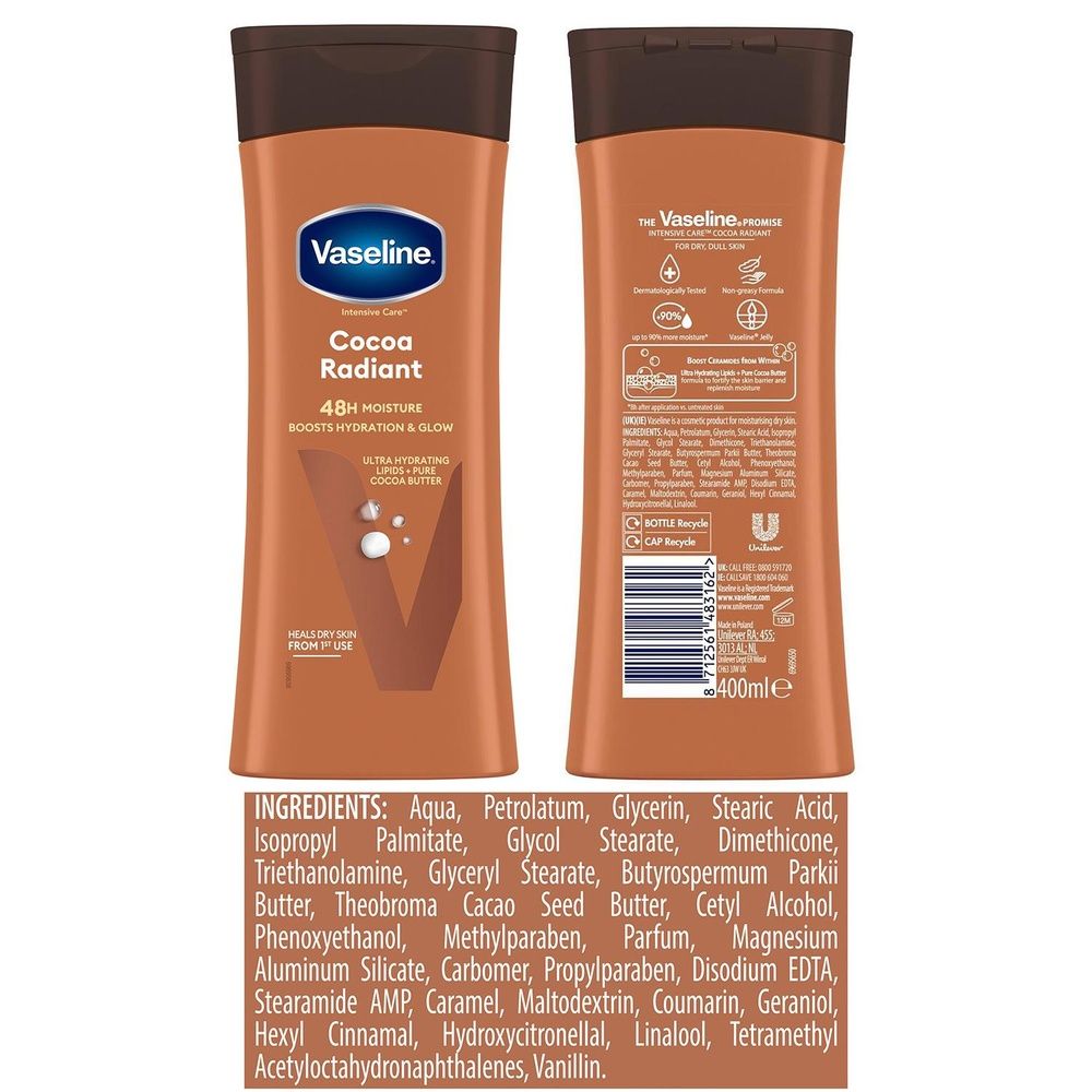 Body Lotion Cocoa Radiant Intensive Care Dry Skin 400ml | Set-of-8