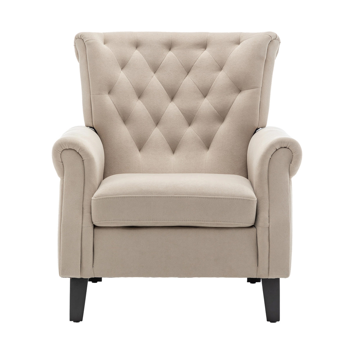 Modern Tufted Wingback Accent Chair Armchair