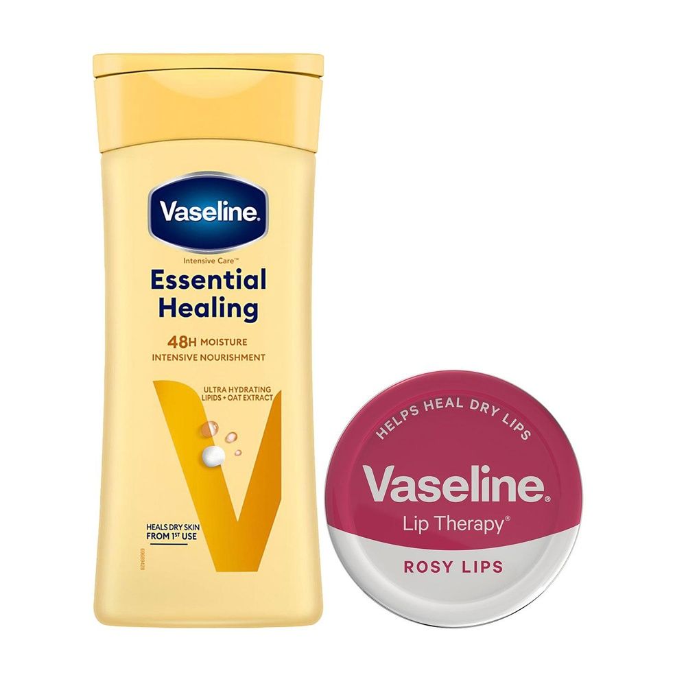 Essential Healing Body Lotion & Lip Therapy Duo 400ml + 20g