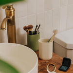 Toothbrush Holder Freestanding/wall Mounted Alife Collection | Peach