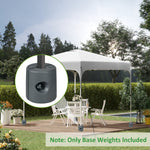 Gazebo Weights Set Of 4 For Pop Up Gazebo, 48kg | Light Grey
