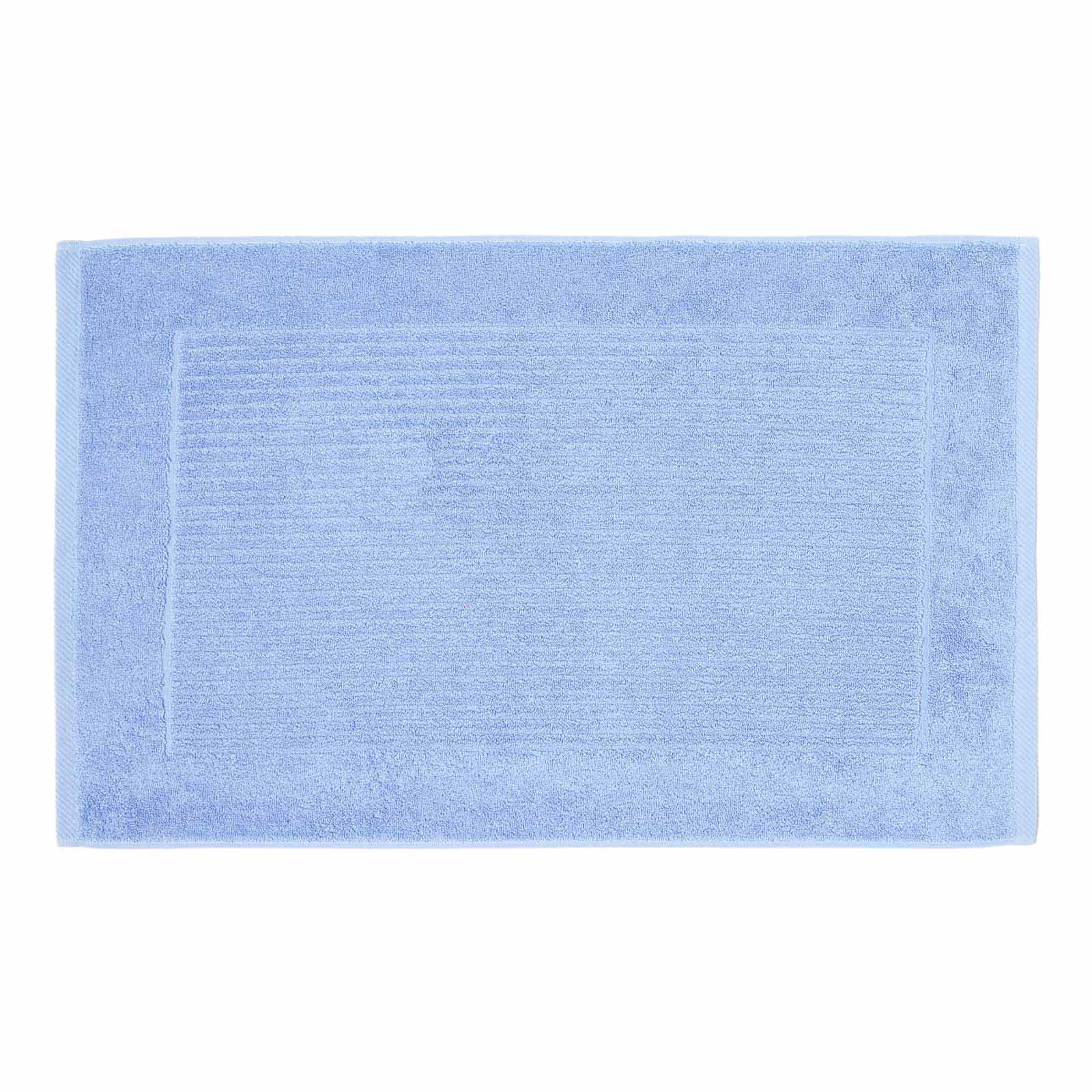 Imperial Plain Turkish Cotton Bath Mat | 50 x 80cm | Light Blue