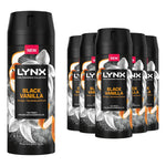 Fine Fragrance Collection Black Vanilla Deodorant Body Spray 150ml | Set of 12