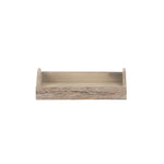 Shallow Wooden Heart Cut Out Tray | Small | Brown