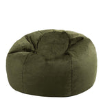 Aurora Velvet Bean Bag | Olive