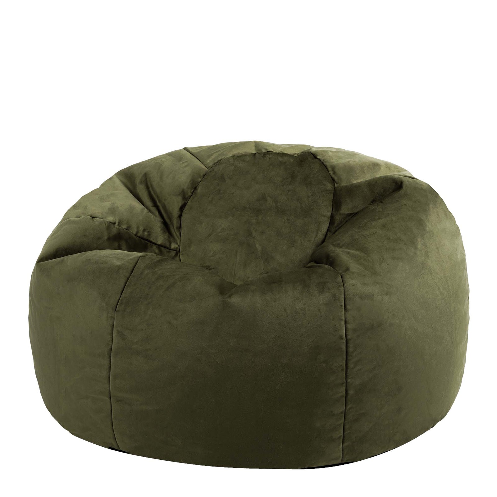 Aurora Velvet Bean Bag | Olive