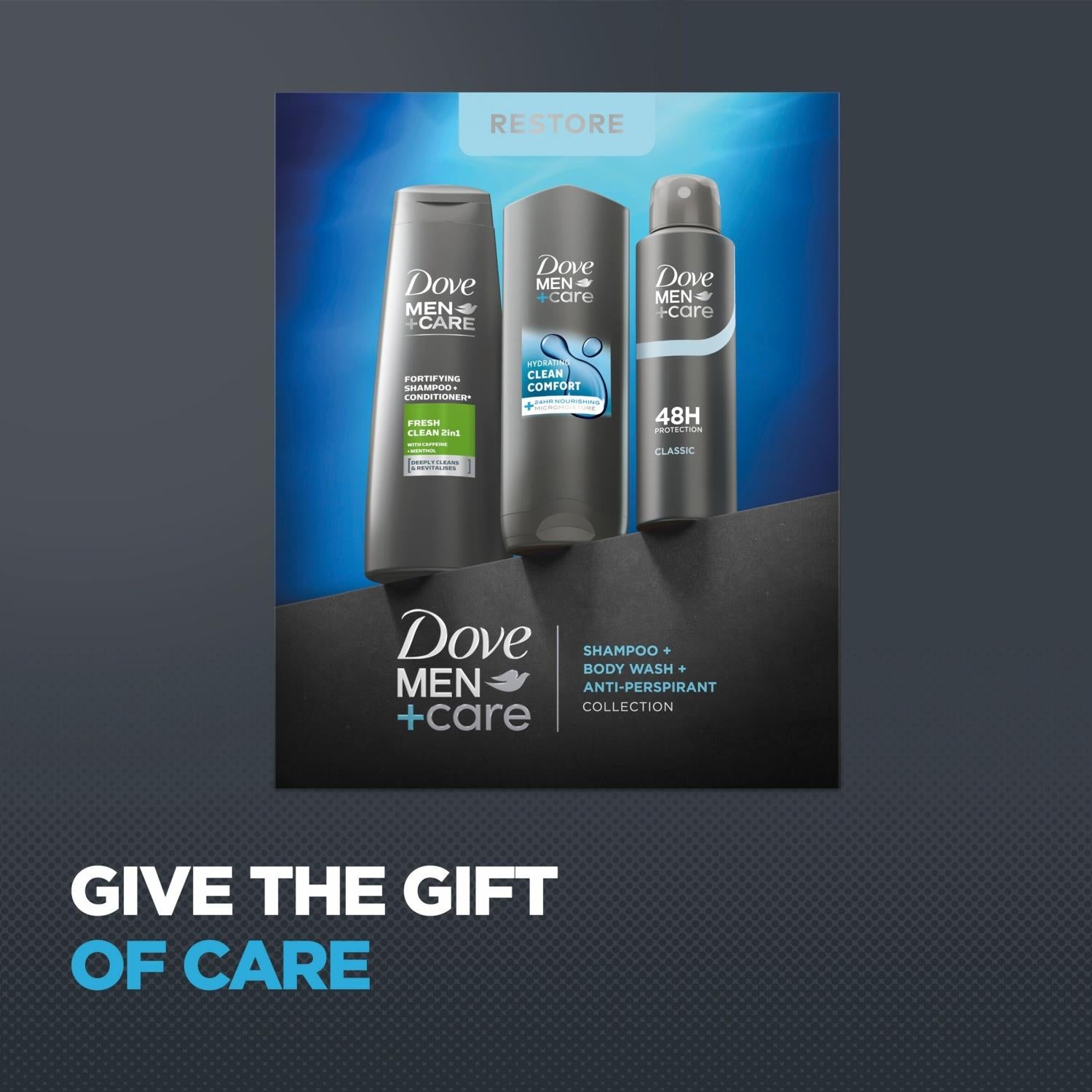 Restore Trio Gift Set With Body Wash And Conditioner, 3 Piece | Set of 4