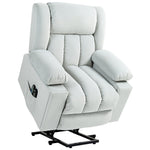 Power Lift Recliner Chair With Vibration Massage, Usb | Dove Gray