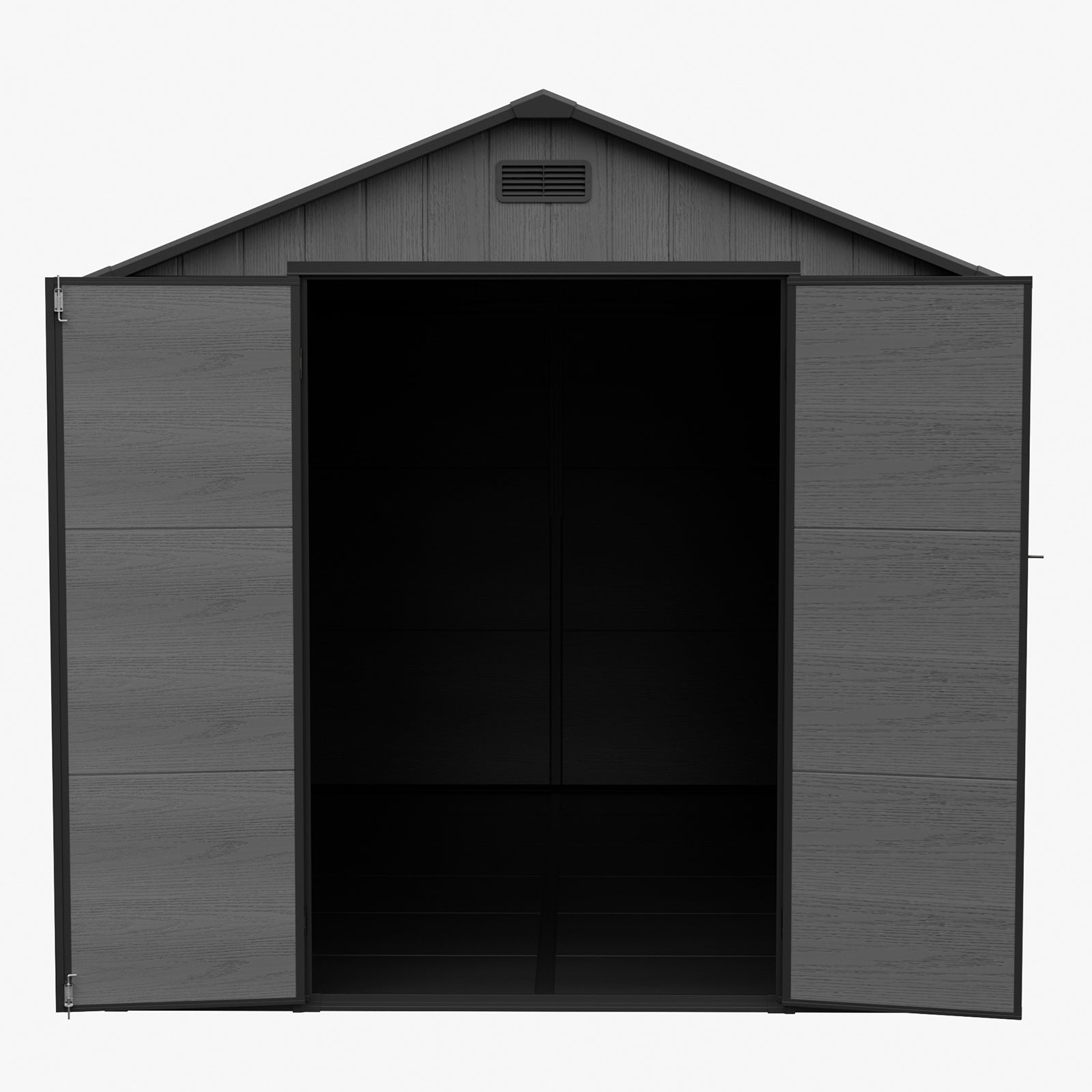 Breeins 8x12ft Plastic Garden Storage Shed With Lockable Door