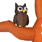 2.7m Halloween Inflatable Tree With Ghost And Pumpkin Lighted Decoration