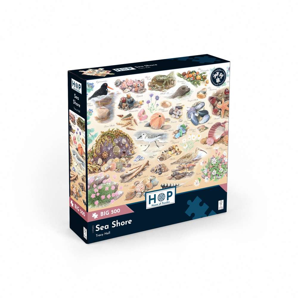 The House of Puzzles Sea Shore Big 500 Piece Jigsaw Puzzle