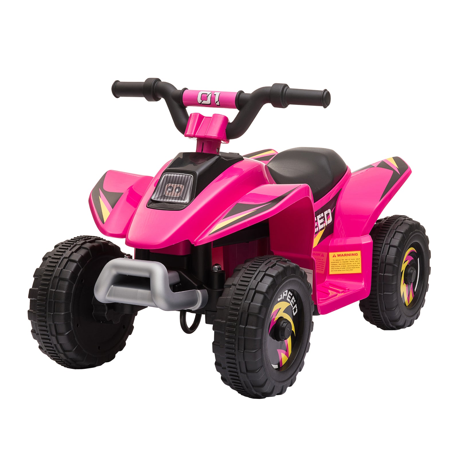 6v Kids Electric Ride On Car For 18-36 Months Toddlers | Pink