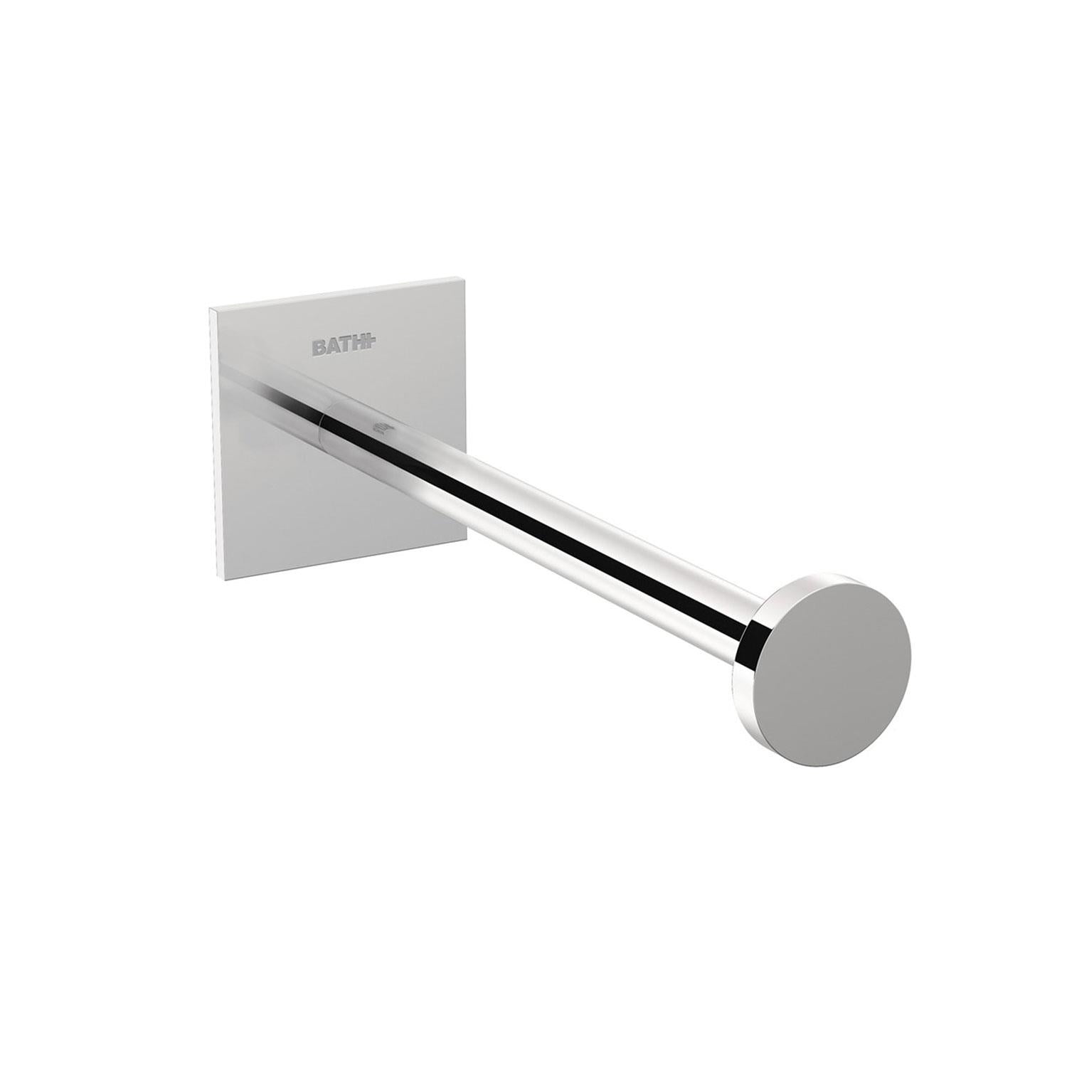 Single Arm Toilet Roll Holder, Self-adhesive, Chrome, Stick Collection