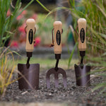 Gift Set Of Trowels And Weed Fork, Elements Garden Hand Tools