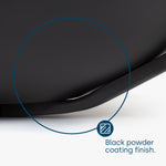 Foldable Round Fire Pit - Black