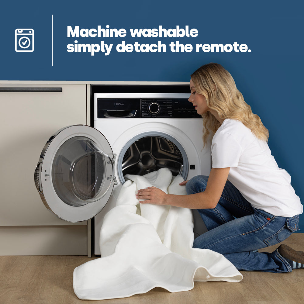 Electric Under Blanket | Double | White