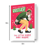 Elf Brother Christmas Card Official Product