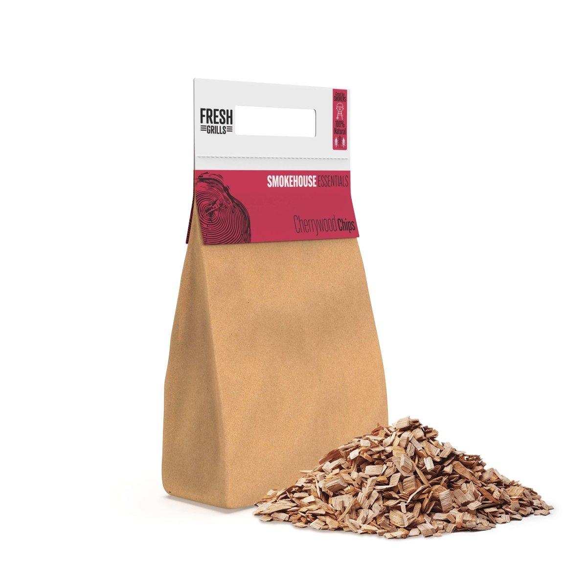 Wood Chips Bbq Grill Wood Fired Pizza Oven Kamado Smokers Hickory | 2.8kg | Brown
