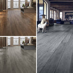 36pcs Rustic Style Wood Plank Pvc Flooring | Light Grey