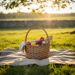 Wicker Small Rustic Apple Shopping Basket