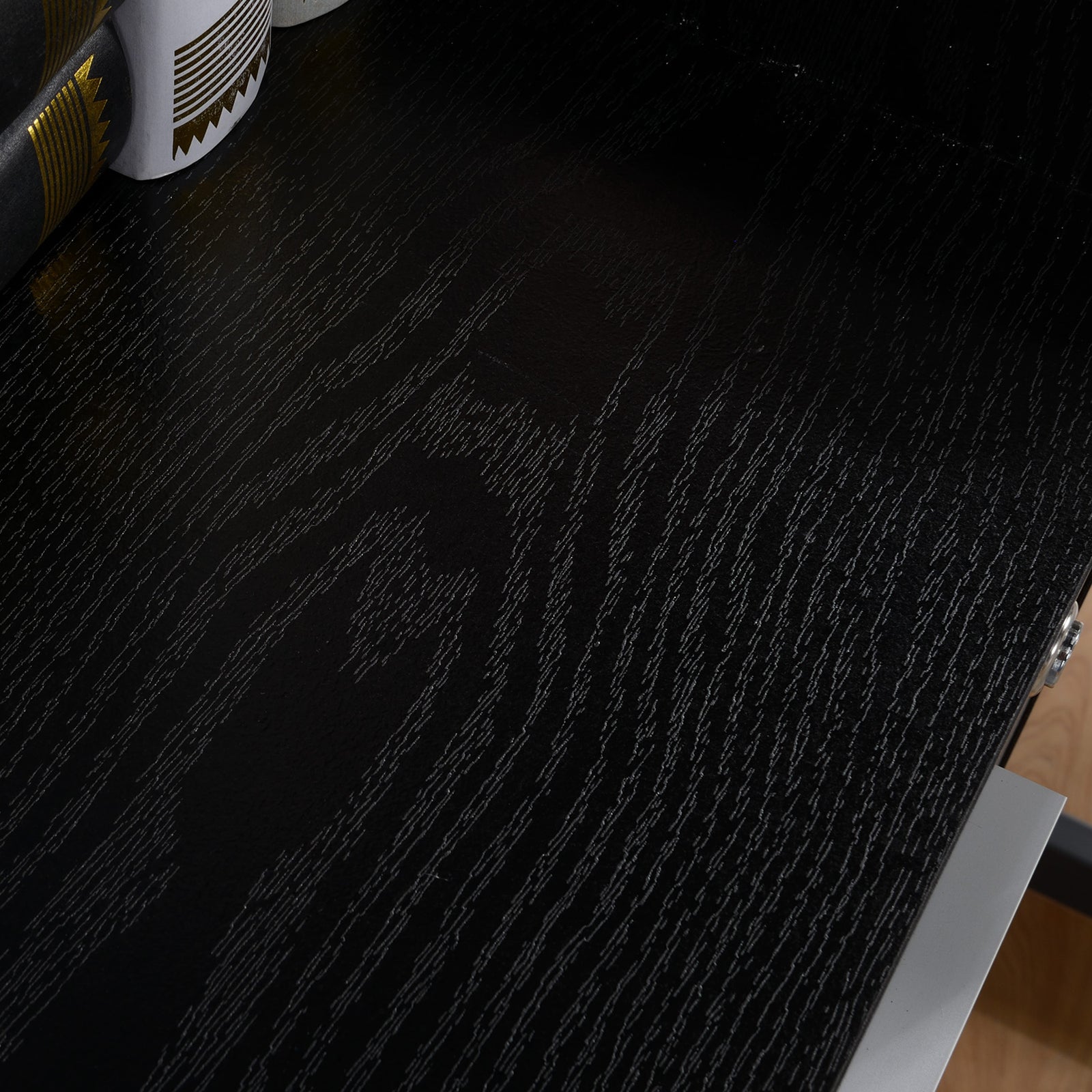 HOMCOM 3 Drawer Mobile Filing Cabinet Lockable Filing Cabinet