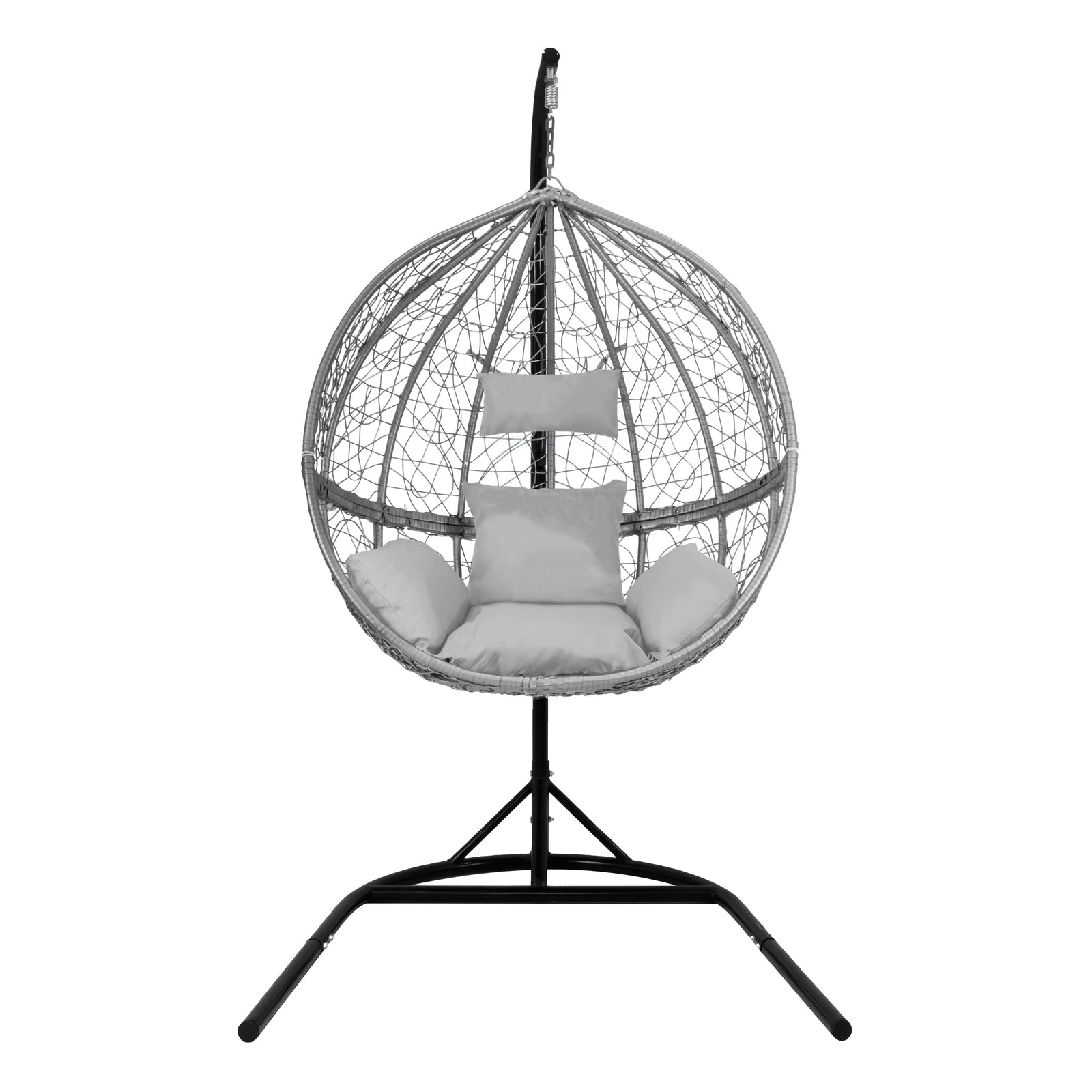 Hanging Rattan Egg Chair | Grey