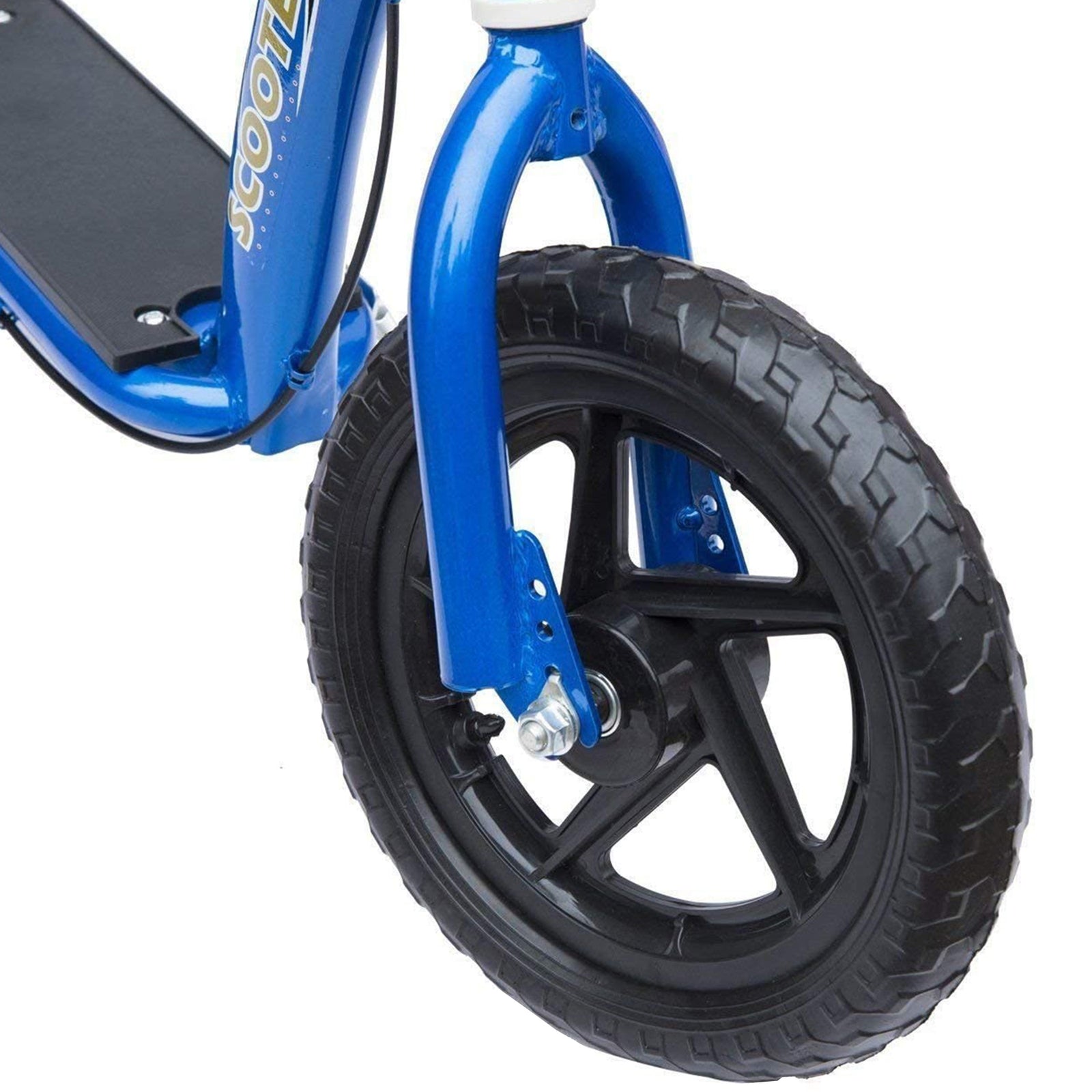 Push Scooter Teen Kids Stunt Bike Ride On With 12" Eva Tyres | Blue