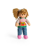 Bigjigs Toys Elsie - Medium Soft Plush Ragdoll, 34cm Tall