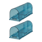 2 Pack Plastic Humane Mouse Trap Cages