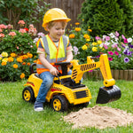 Kids Ride On Digger, Toddler Construction Toy Car For 1-4 Years Old