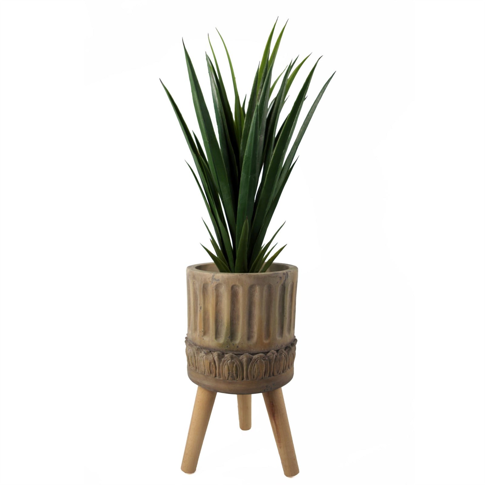X 21.5cm Zandi Roman Composite Large Planter 40cm