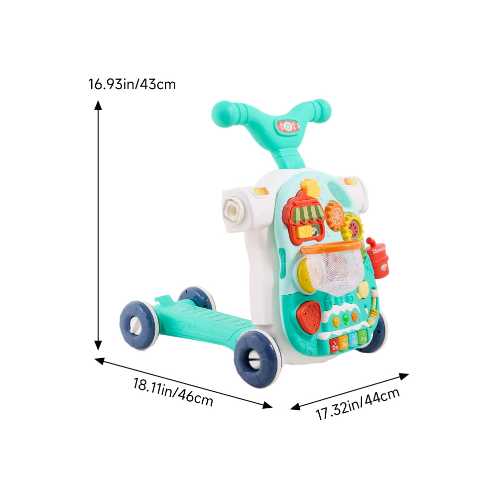 4 In 1 Walker & Activity Table | Green