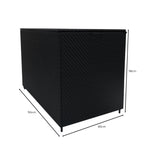 Rattan Cushion Storage Box 996l | Black