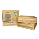 Air Fryer Liners, Suitable For All Air Fryers | Set of 3 | Brown
