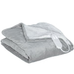 Heated Throw Blanket With 10 Heat Levels And 10h Timer, Grey