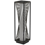 Rattan Solar Floor Lamp, Auto On/off Led Garden Lights