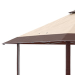 4 X 4m Outdoor Pop-up Canopy Tent Gazebo Adjustable Legs Bag | Coffee