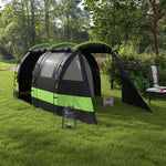 Blackout Camping Tent With Bedroom & Living Room For 4-5 | Black