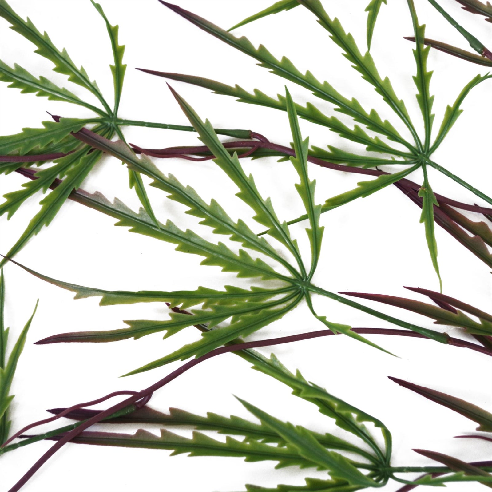 Pack Of 12 X 100cm Artificial Hanging Acer Spider Plant