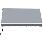 2.5x2m Garden Patio Manual Awning