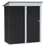 3x5ft Storage Shed With Shelves Durable Waterproof